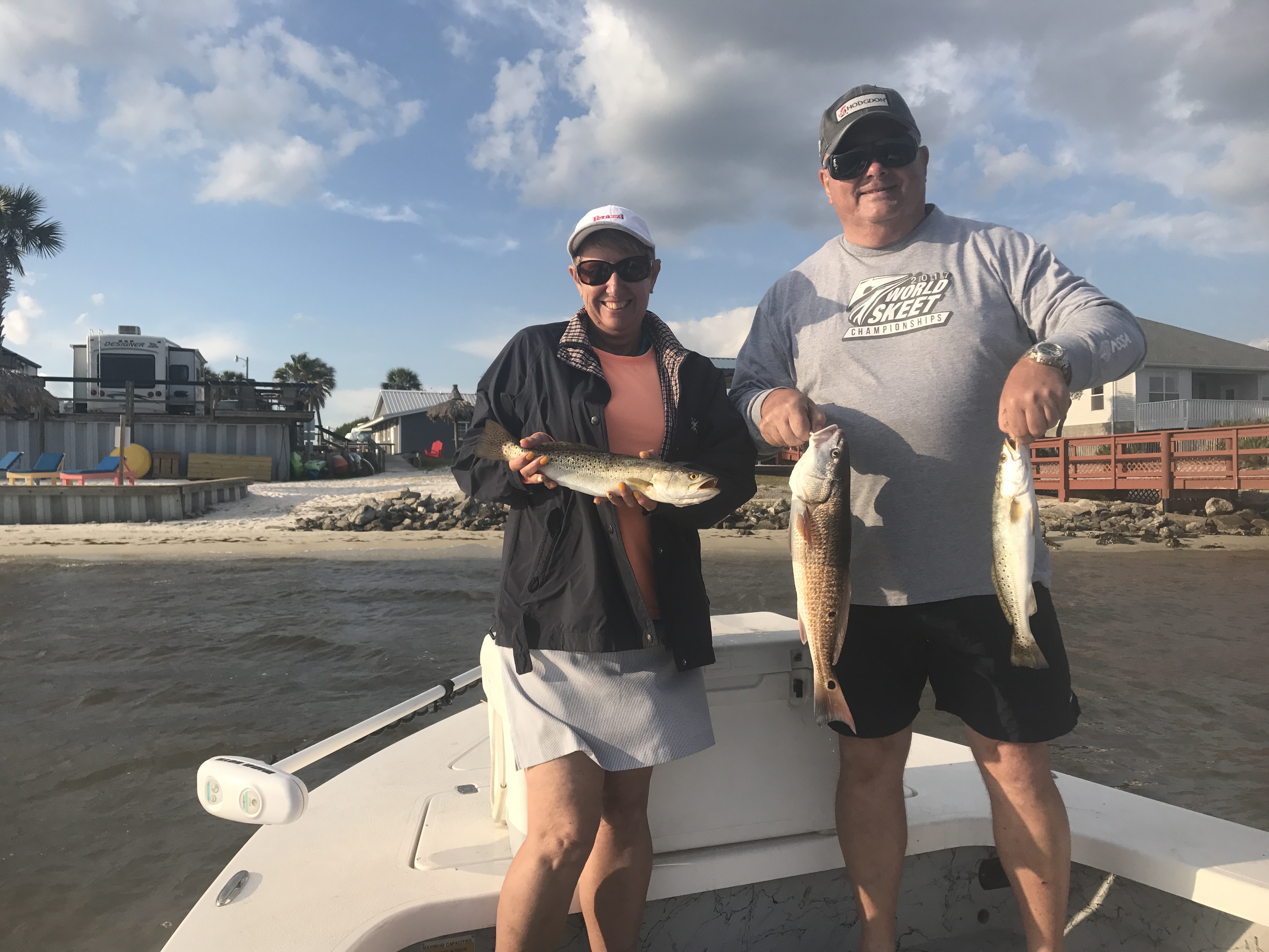 Showintail Inshore Charters boat on Santa Rosa Sound for Navarre fishing