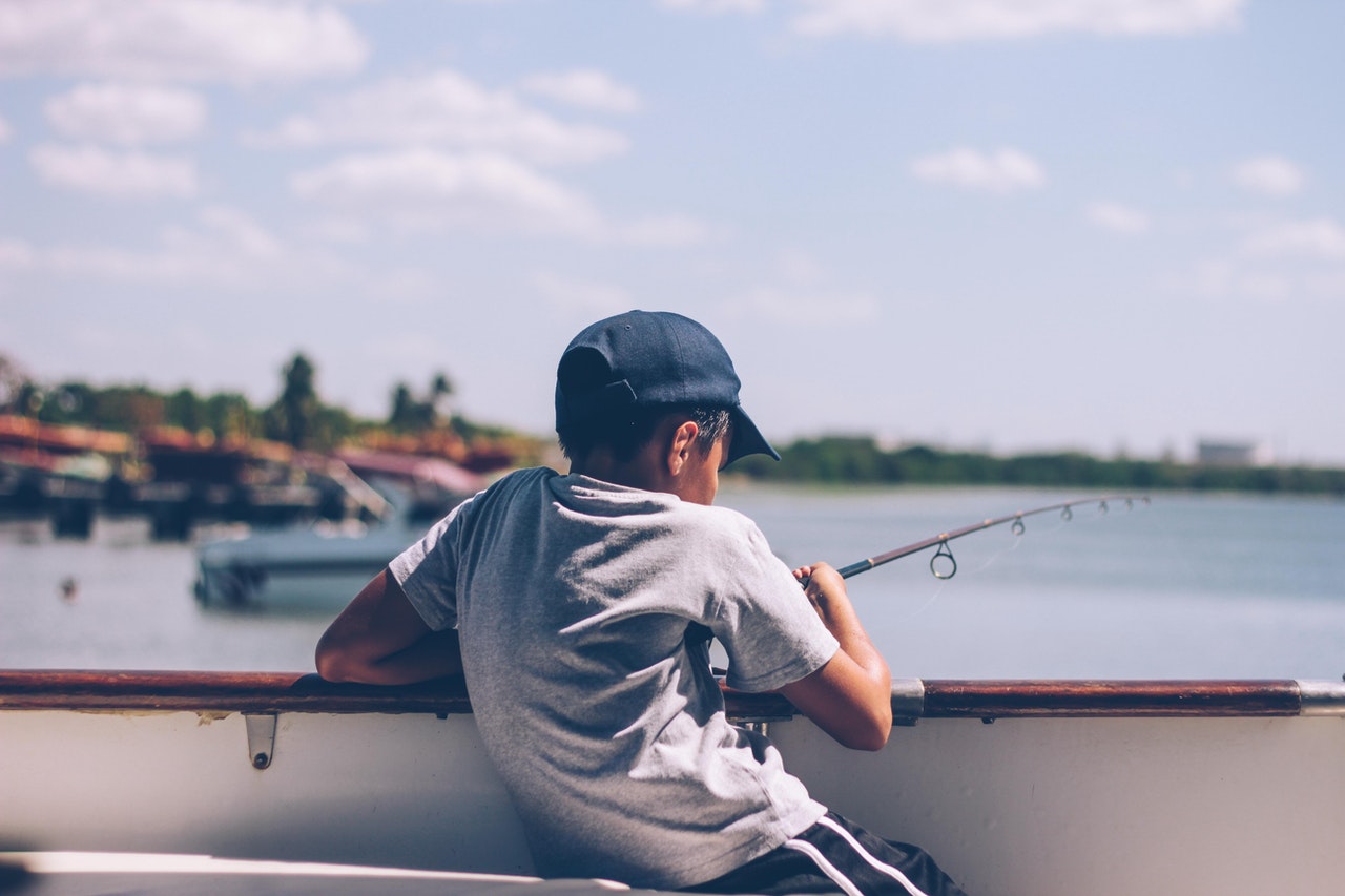 fishing with kids