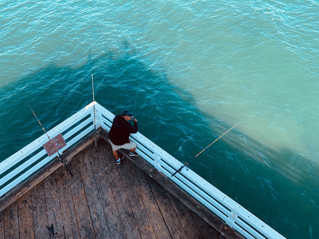 fishing at the pier