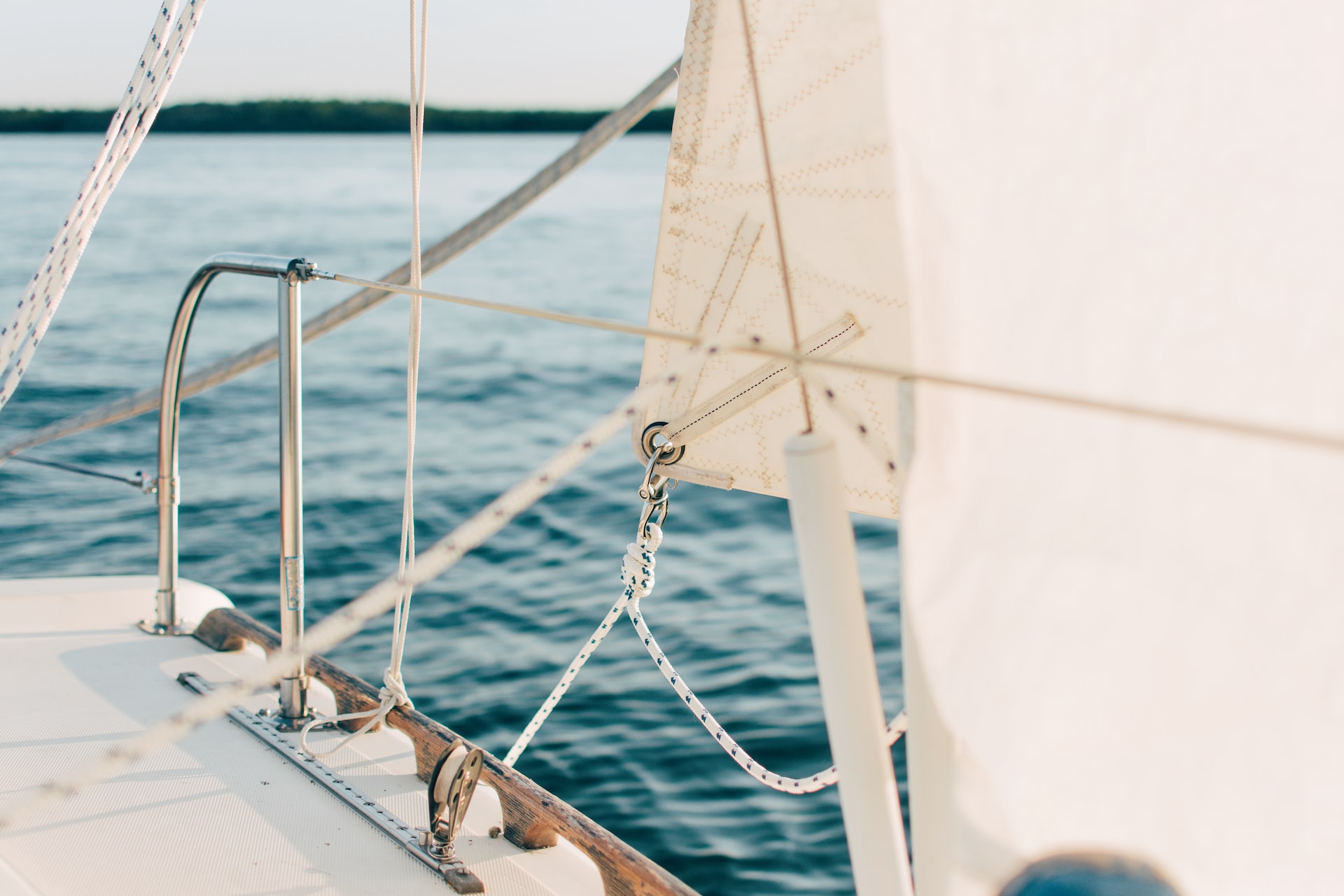 white boat