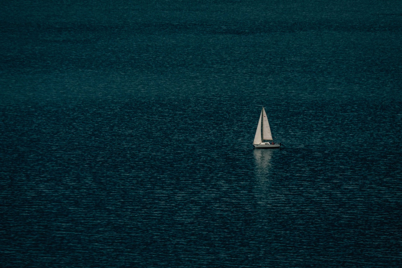 sailboat out at sea