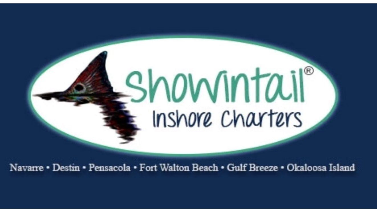 Showintail Inshore Charters logo — family-friendly inshore fishing charters in Navarre Beach and Pensacola Florida