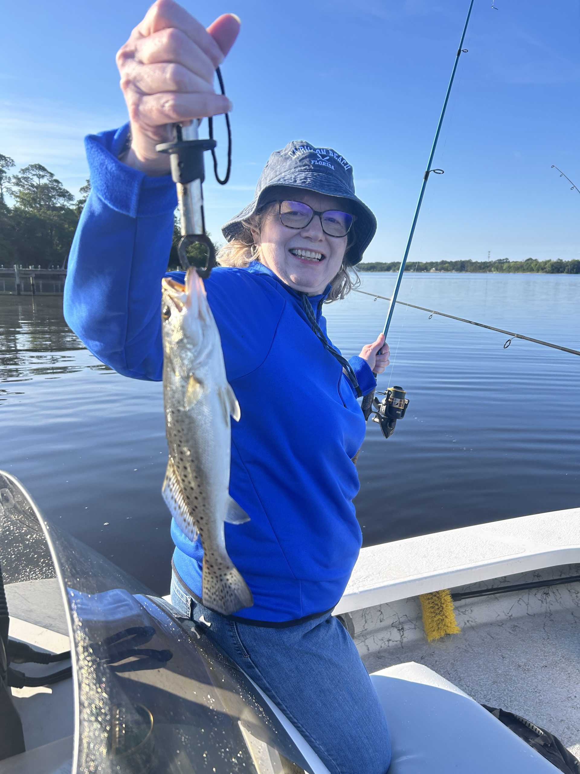 Showintail Inshore Charters captain fishing in Navarre Beach, Florida