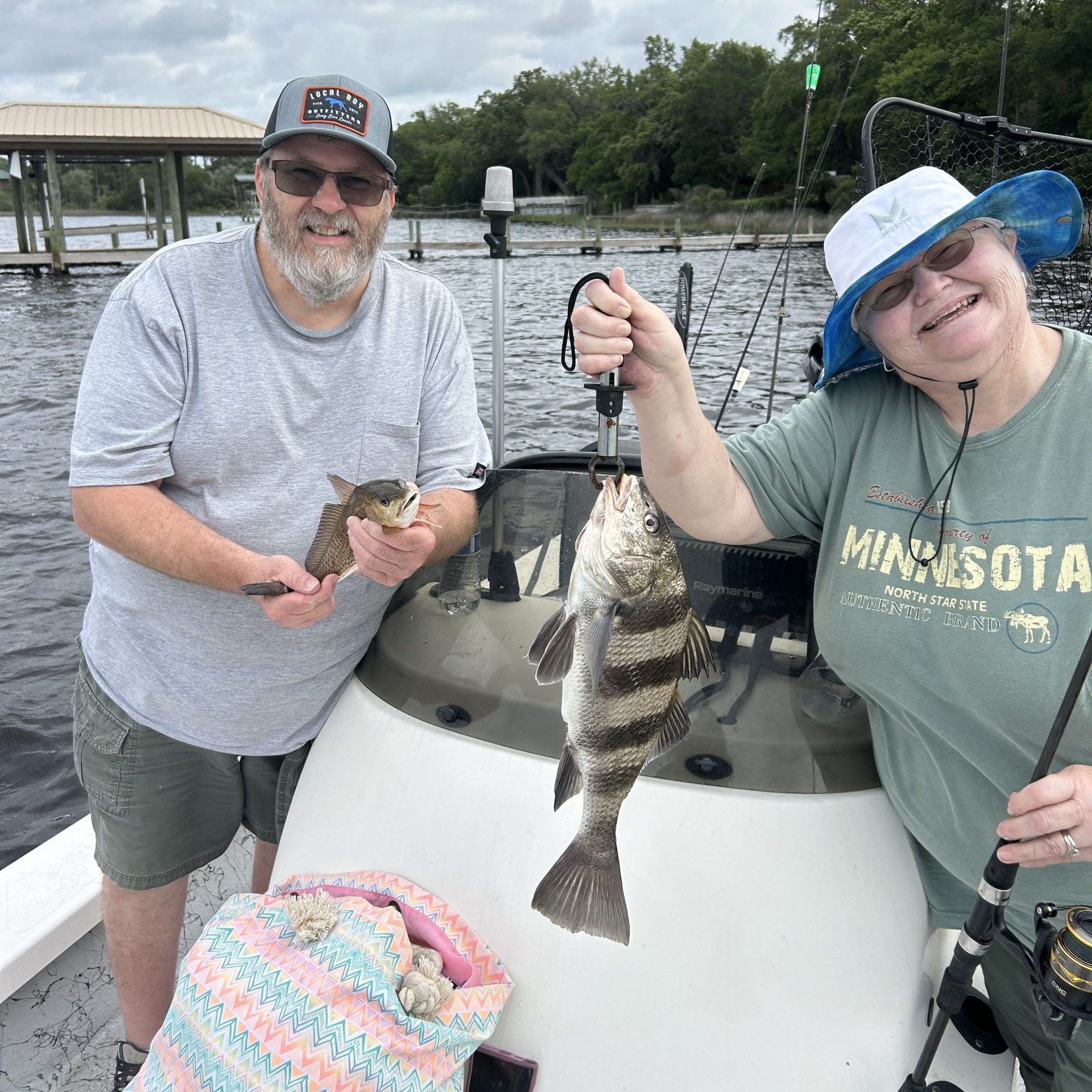 Redfish caught on May 18, 2025, during a Navarre Beach fishing charter with Showintail Inshore Charters