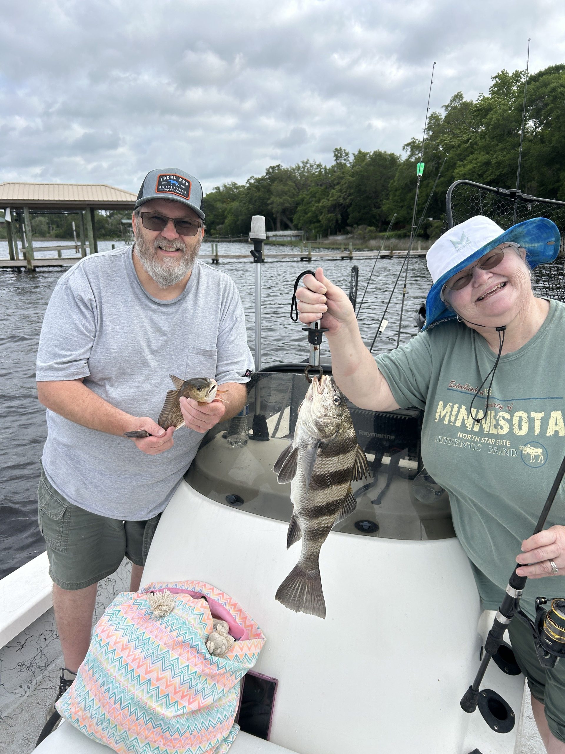 Redfish caught on May 18, 2025, during a Navarre Beach fishing charter with Showintail Inshore Charters
